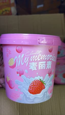 My Memories Bucket Chocolate (strawberry) per psc